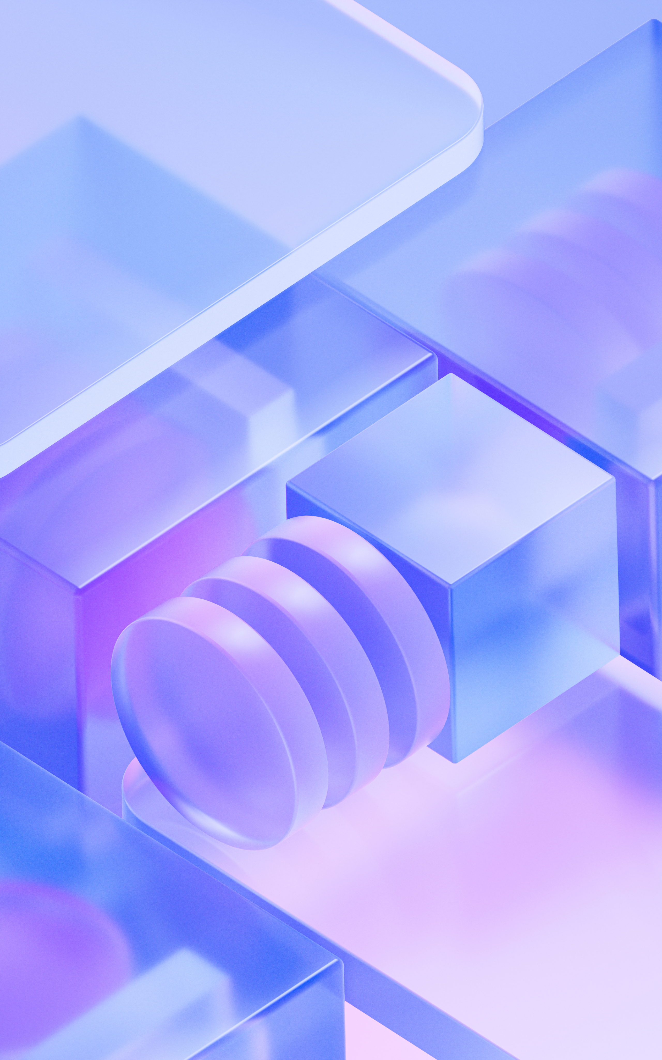 a nice image of some abstract cubes, it looks very pretty